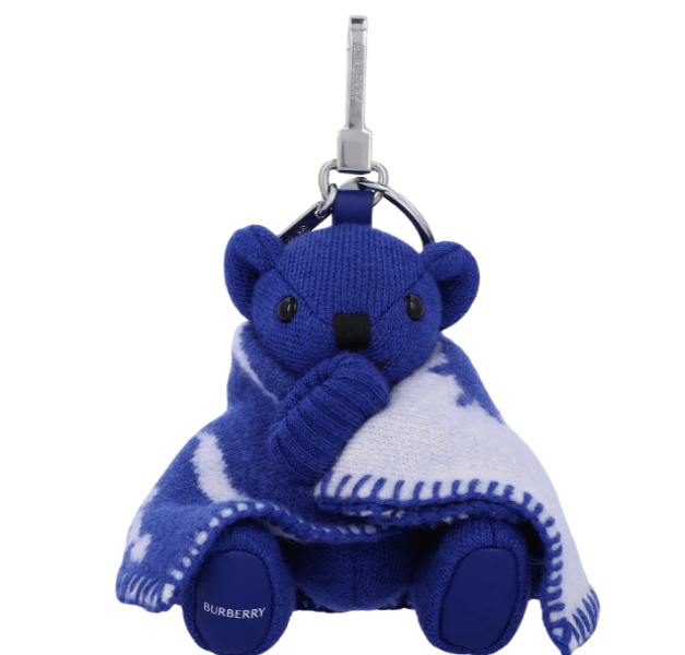 Thomas Bear Charm Keyring - Knight