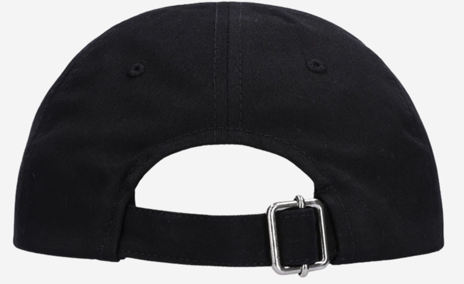 Off-White Logo Embroidered Baseball Cap Black