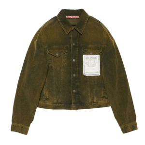 Acne Studios Corduroy Green Jacket