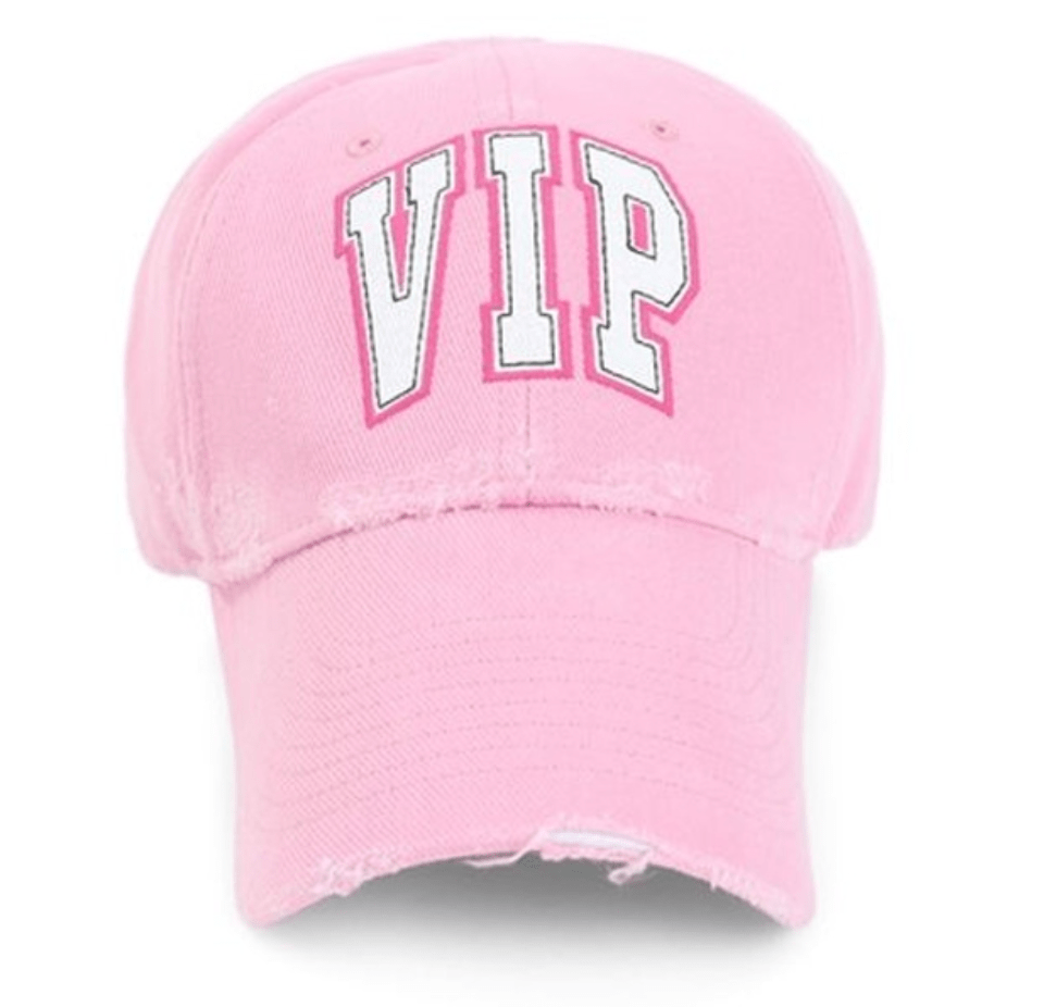 Balenciaga Pink Cotton Ball Cap