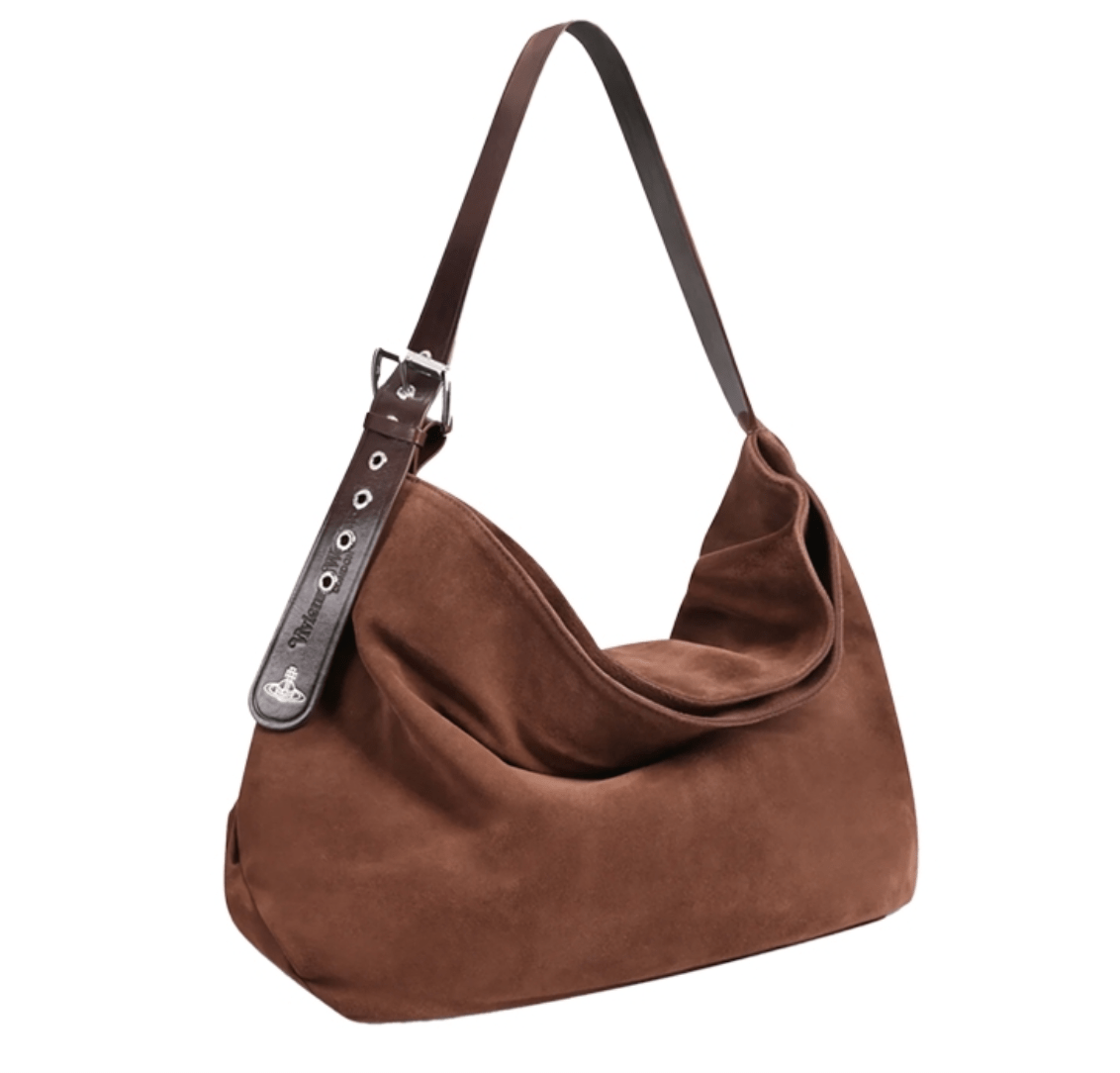 Vivienne Westwood Maxime Suede Small Shoulder Bag