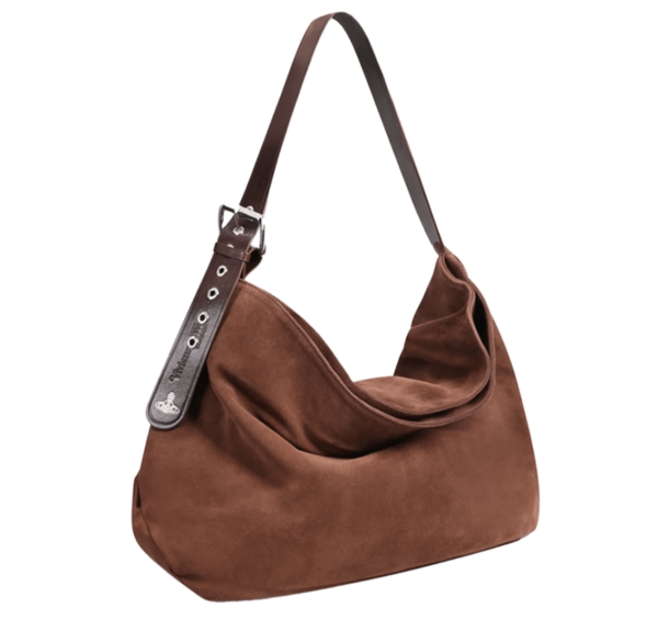 Vivienne Westwood Maxime Suede Small Shoulder Bag