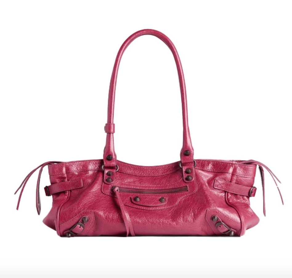 BALENCIAGA Le City E/W Pink Tote Bag