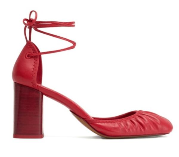 Lemaire Red Sandal Heels