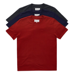 Maison Margiela Black/Navy/Red Short-Sleeve T-Shirt