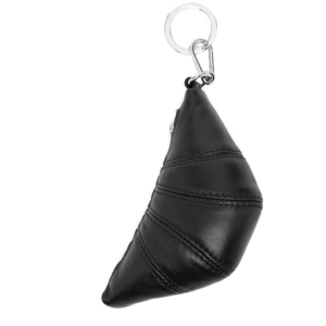  Black Mini Croissant Keyring 