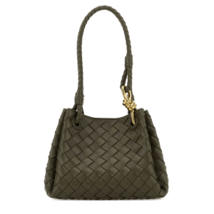 Bottega Veneta Parachute Small Leather Crossbody Bag