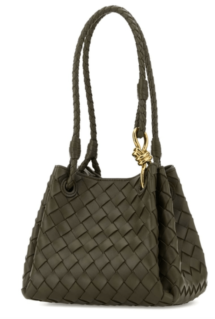 Bottega Veneta Parachute Small Leather Crossbody Bag