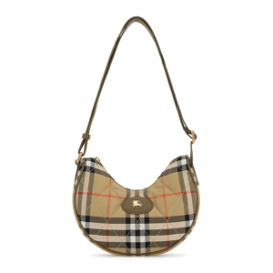 Burberry Beige Check Shoulder Bag