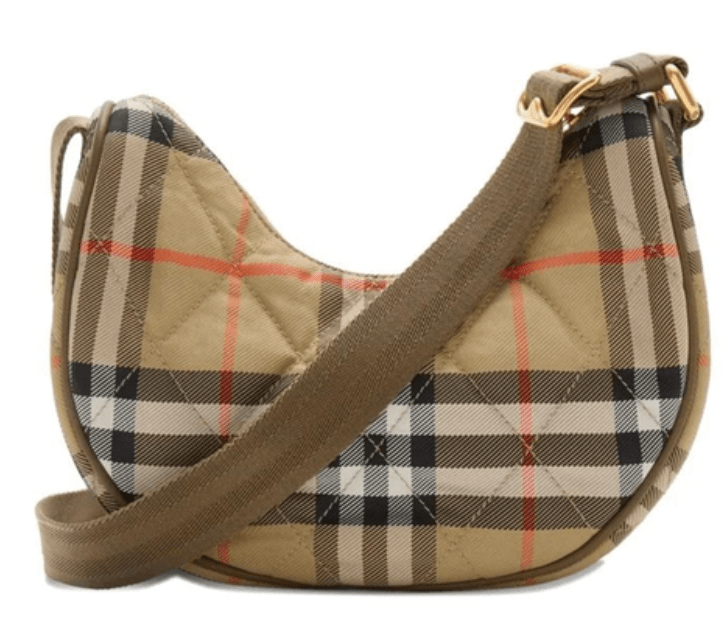 Burberry Beige Check Shoulder Bag