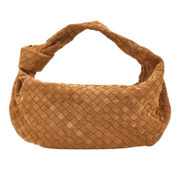 Bottega Veneta Intrecciato Suede Medium Jodie