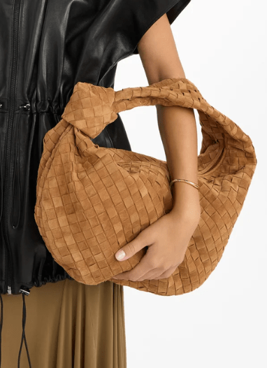 Bottega Veneta Intrecciato Suede Medium Jodie