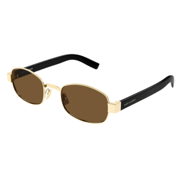 SAINT LAURENT SL 706 001 GOLD BROWN