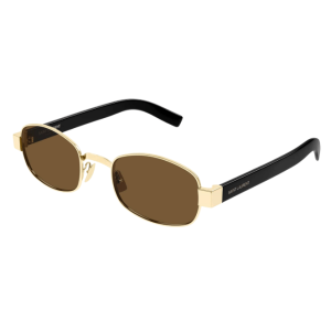 SAINT LAURENT SL 706 001 GOLD BROWN