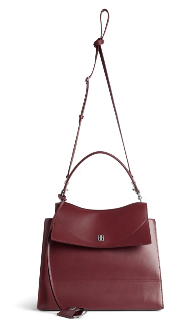 Balenciaga Nano Handbag Medium Dark Burgundy