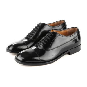 Maison Margiela Waxed Leather Shoes Black