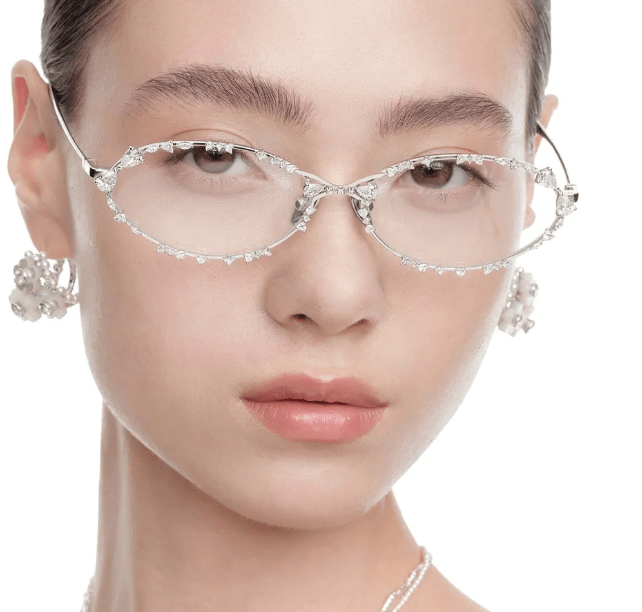 YVMIN Ripple / Bitter Salty Glaze Glasses Silver