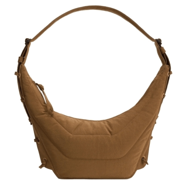 LEMAIRE Game Medium Brown Crossbody Bag