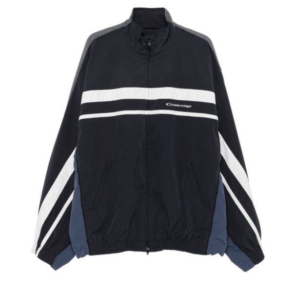 Balenciaga High-Neck Track Jacket
