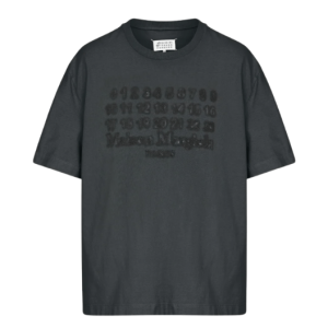 Embroidered logo T-shirt Black