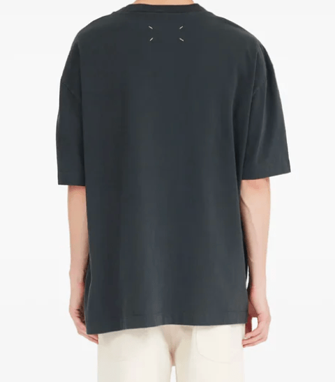 Embroidered logo T-shirt Black