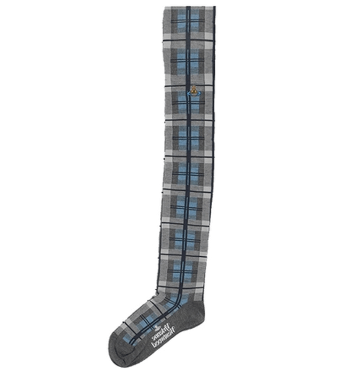 Vivienne Westwood Checked Navy Socks