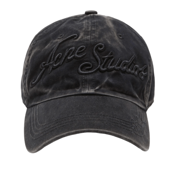 Acne Studios Logo Cap Black