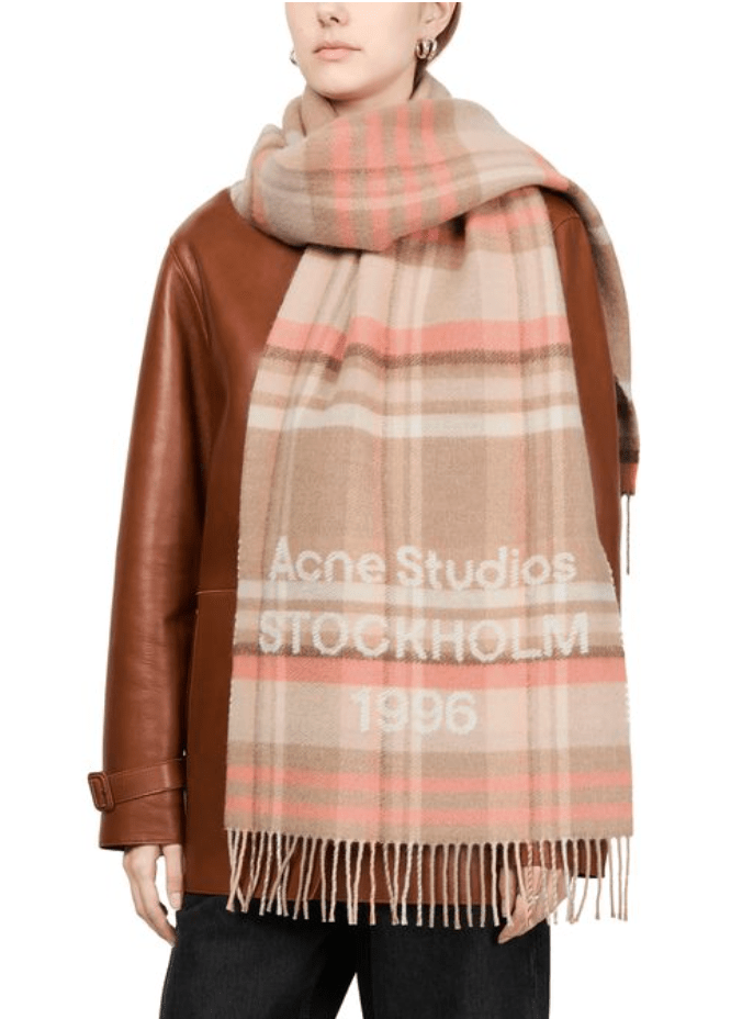 Acne Studios Venus 1996 jacquard wool scarf