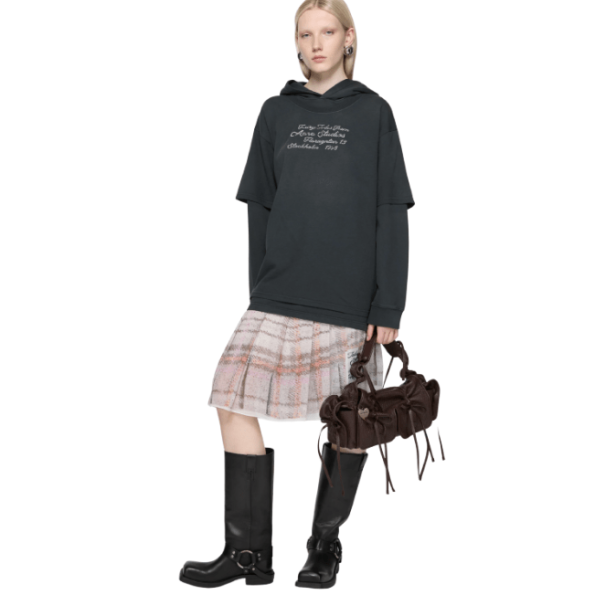 Acne Studios Layered Sweatshirt Black