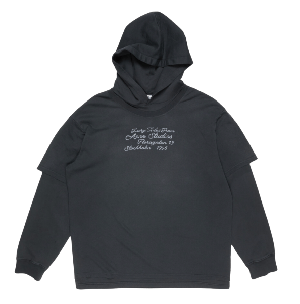 Acne Studios Layered Sweatshirt Black