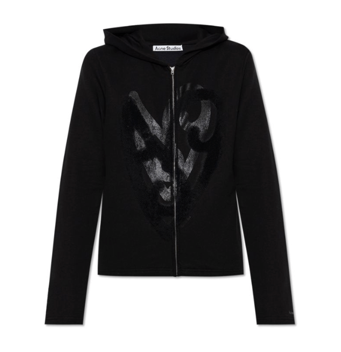 Black Hoodie Acne Studios