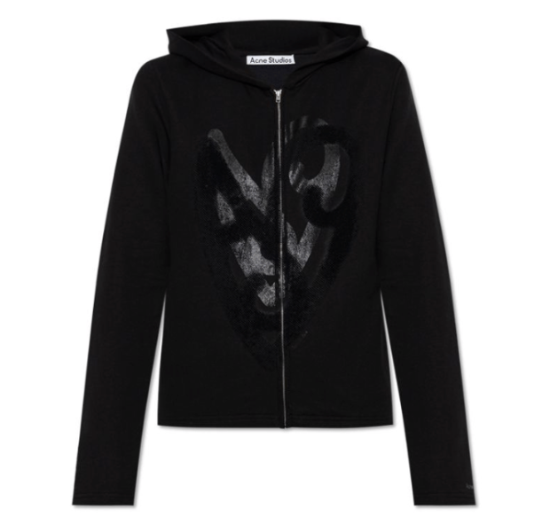 Black Hoodie Acne Studios