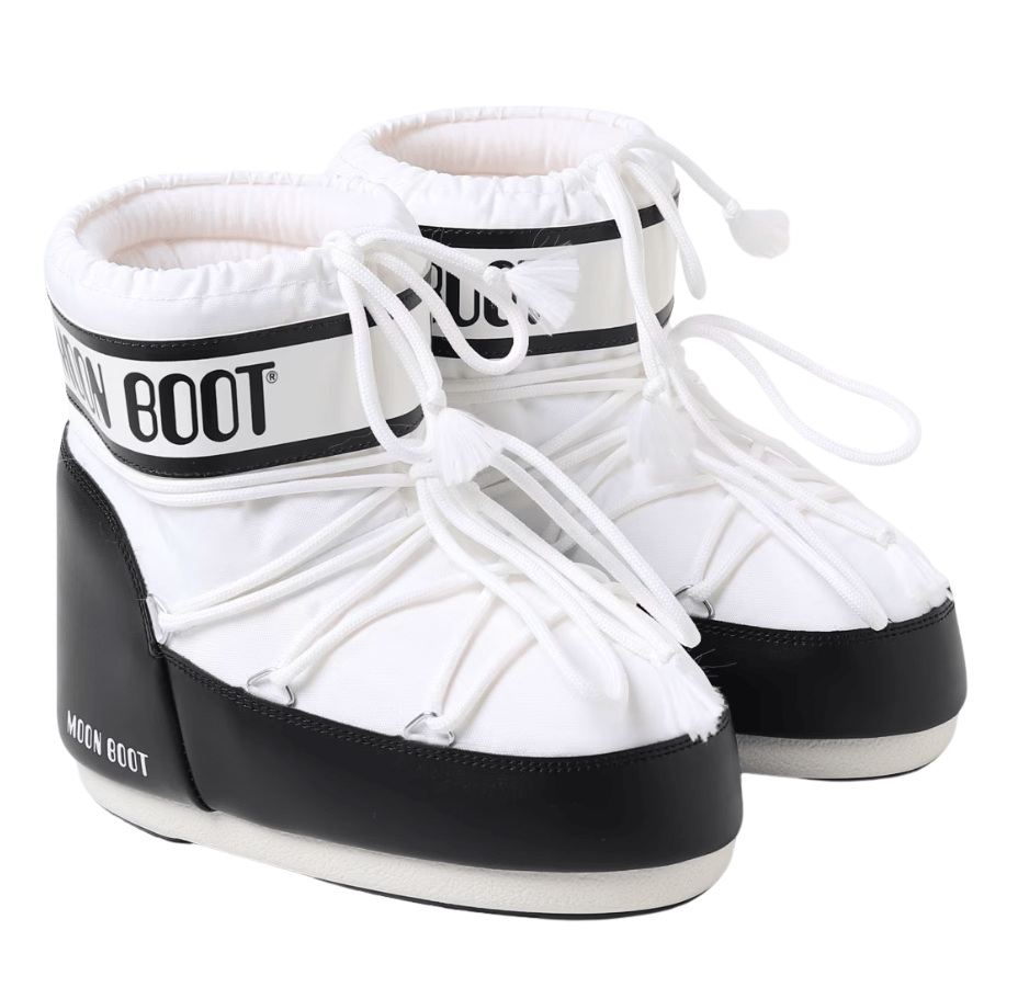(W) Moon Boot Icon Low Nylon Boots White