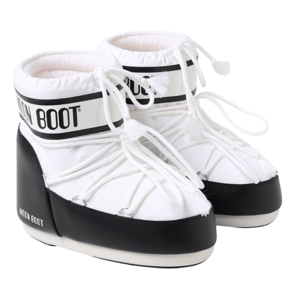 (W) Moon Boot Icon Low Nylon Boots White