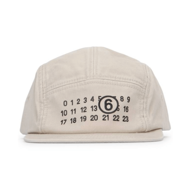 MM6 Maison Margiela logo-print cotton baseball cap
