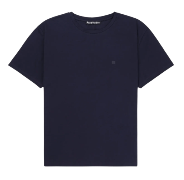 Acne Studios Regular Fit T-Shirt Navy Blue