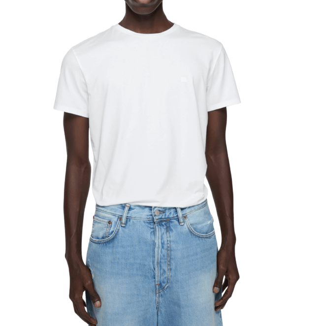 Acne Studios T-Shirt Regular Fit Optic White