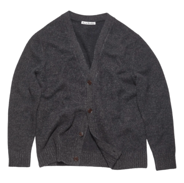 Acne Studios Wool Blend Cardigan Used Black
