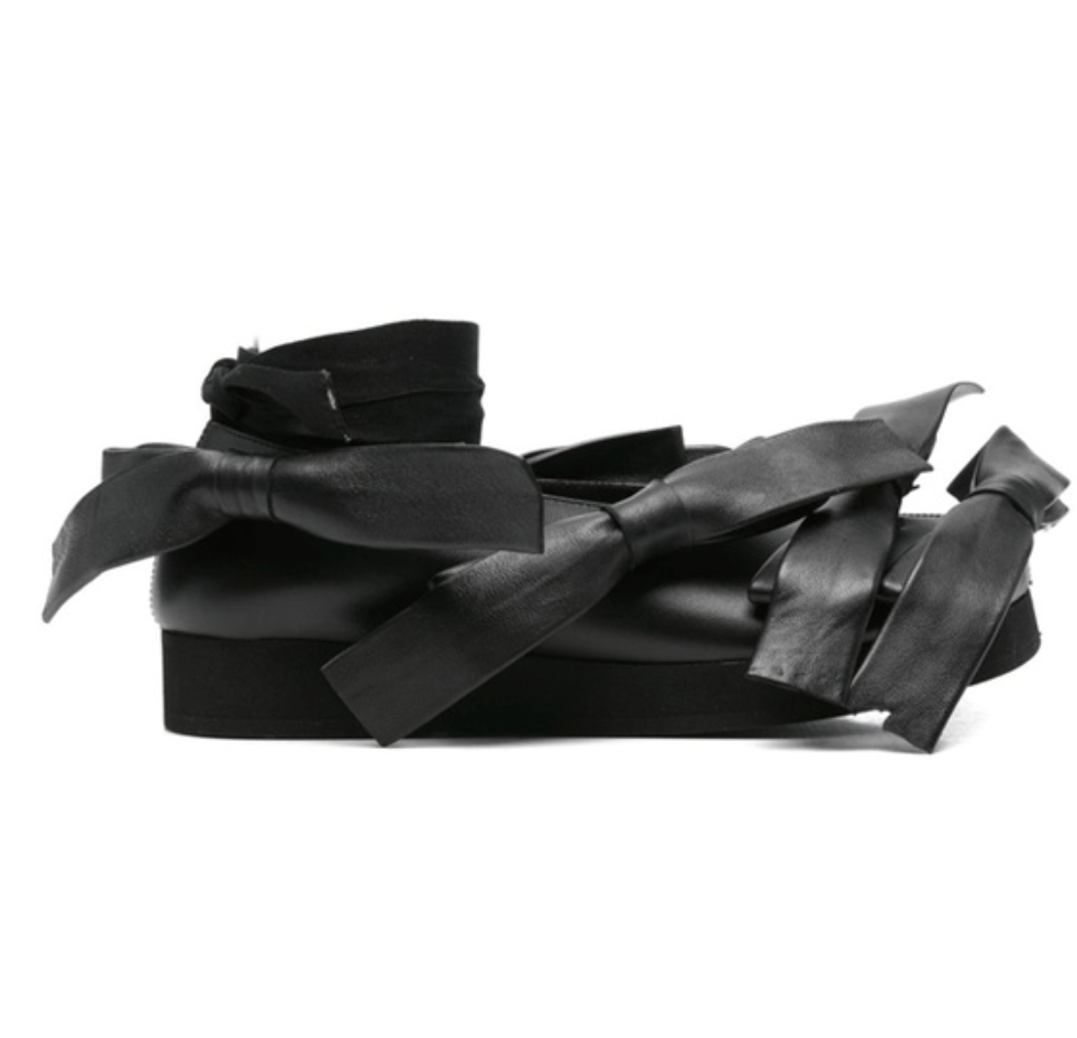 PHILEO Bow Detail Flat Shoes