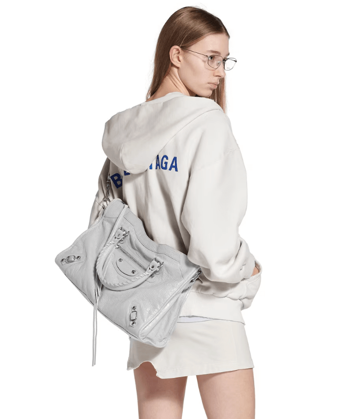 Le City Bag Medium in Light Grey