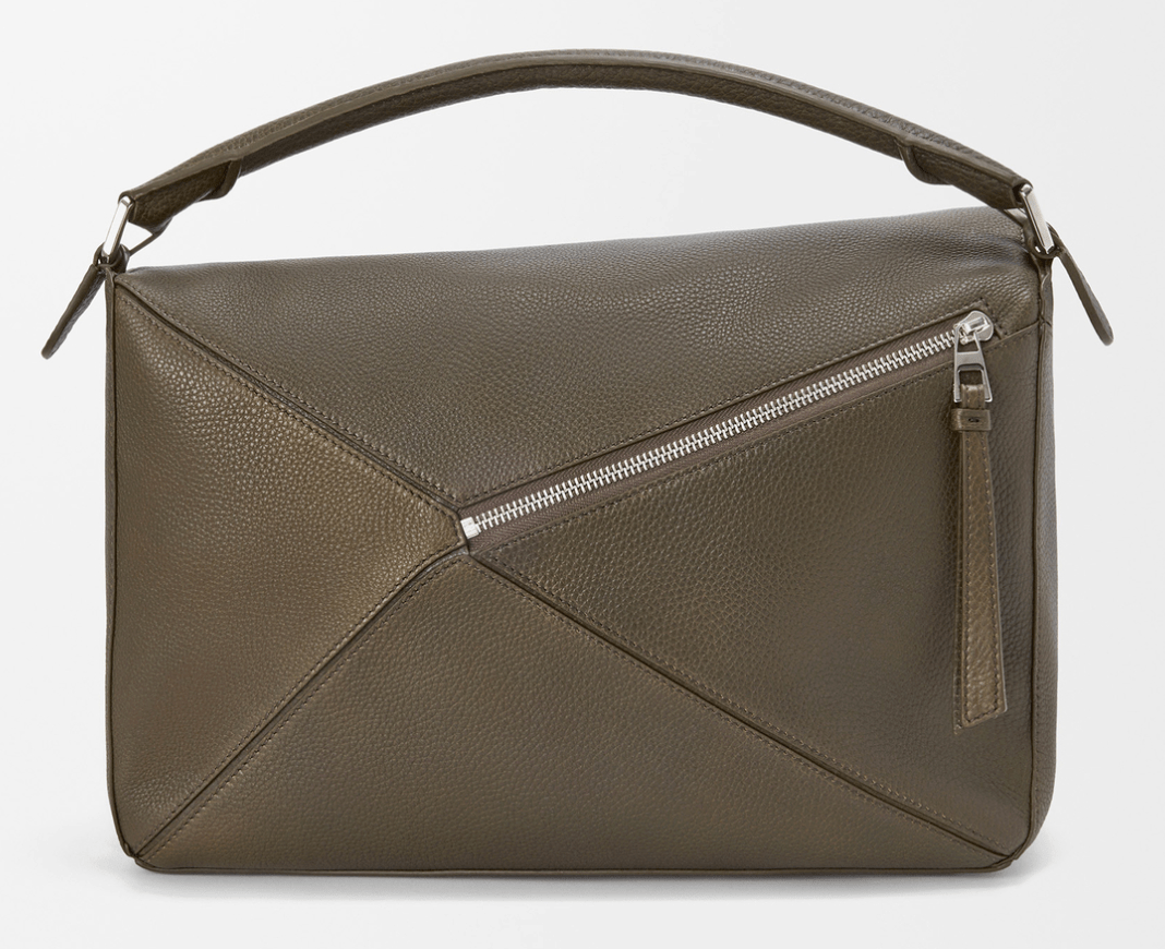 Large Puzzle bag in supple grained calfskin