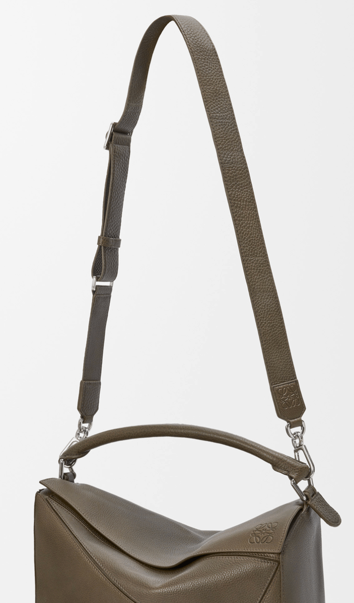 Large Puzzle bag in supple grained calfskin