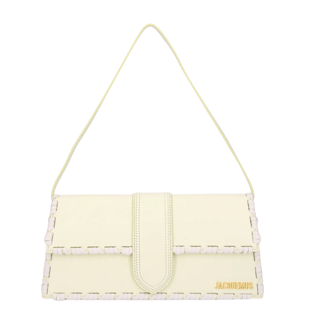 Le Bambino Long Lacet Shoulder Bag – Light Yellow 