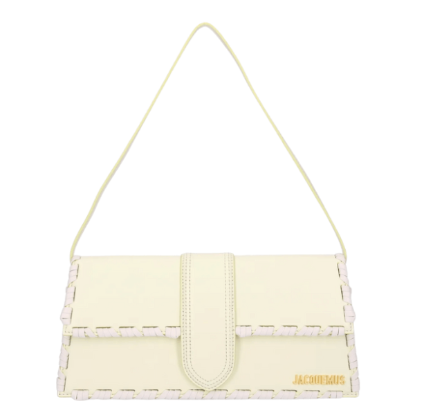 Le Bambino Long Lacet Shoulder Bag – Light Yellow 