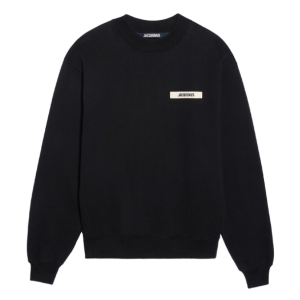JACQUEMUS Le Gros Grain Sweatshirt Black