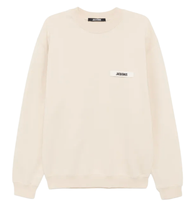 JACQUEMUS Le Gros Grain Sweatshirt - Beige