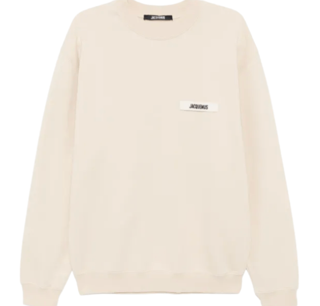 JACQUEMUS Le Gros Grain Sweatshirt - Beige