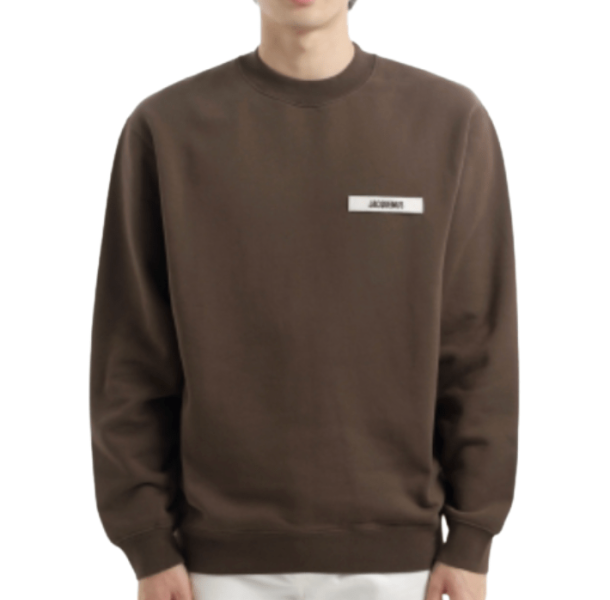 JACQUEMUS Le Gros Grain Sweatshirt - Brown