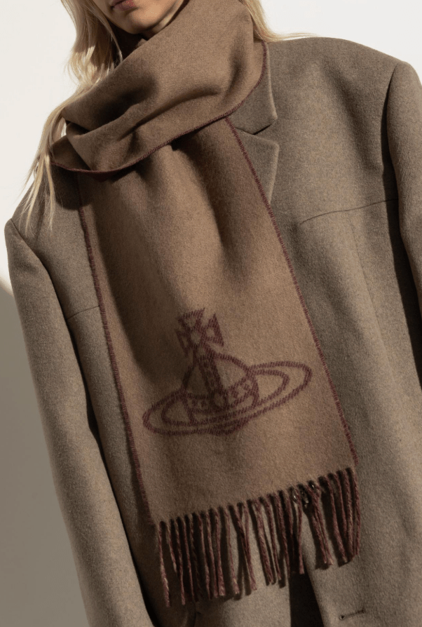 VIVIENNE WESTWOOD DOUBLE FACE SCARF 