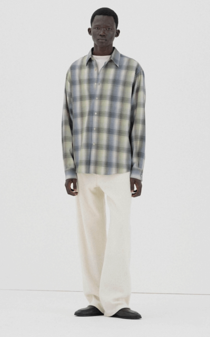 Oaurari Super Light Wool Check Shirt